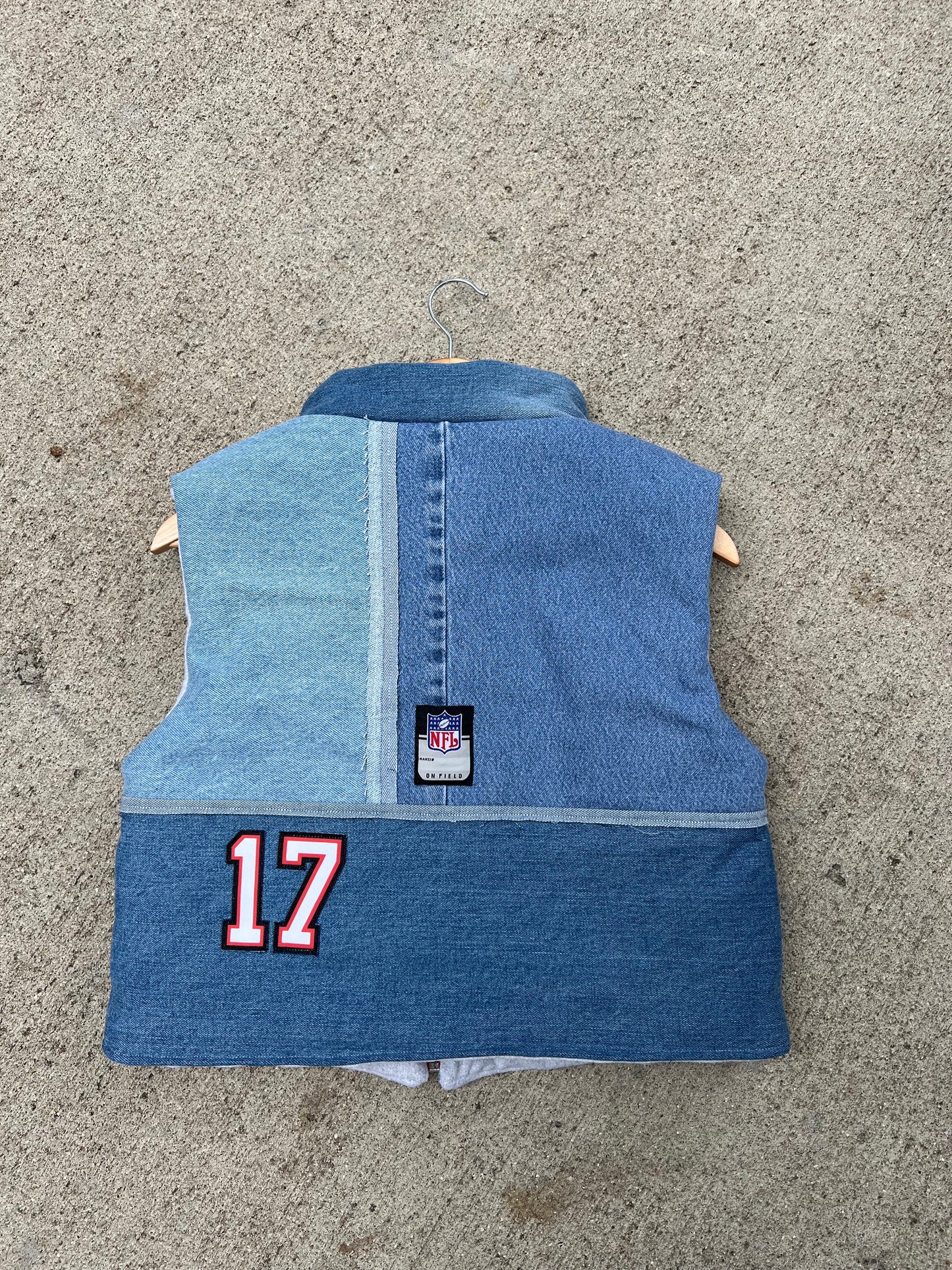 Bills #17 Denim Vest - S