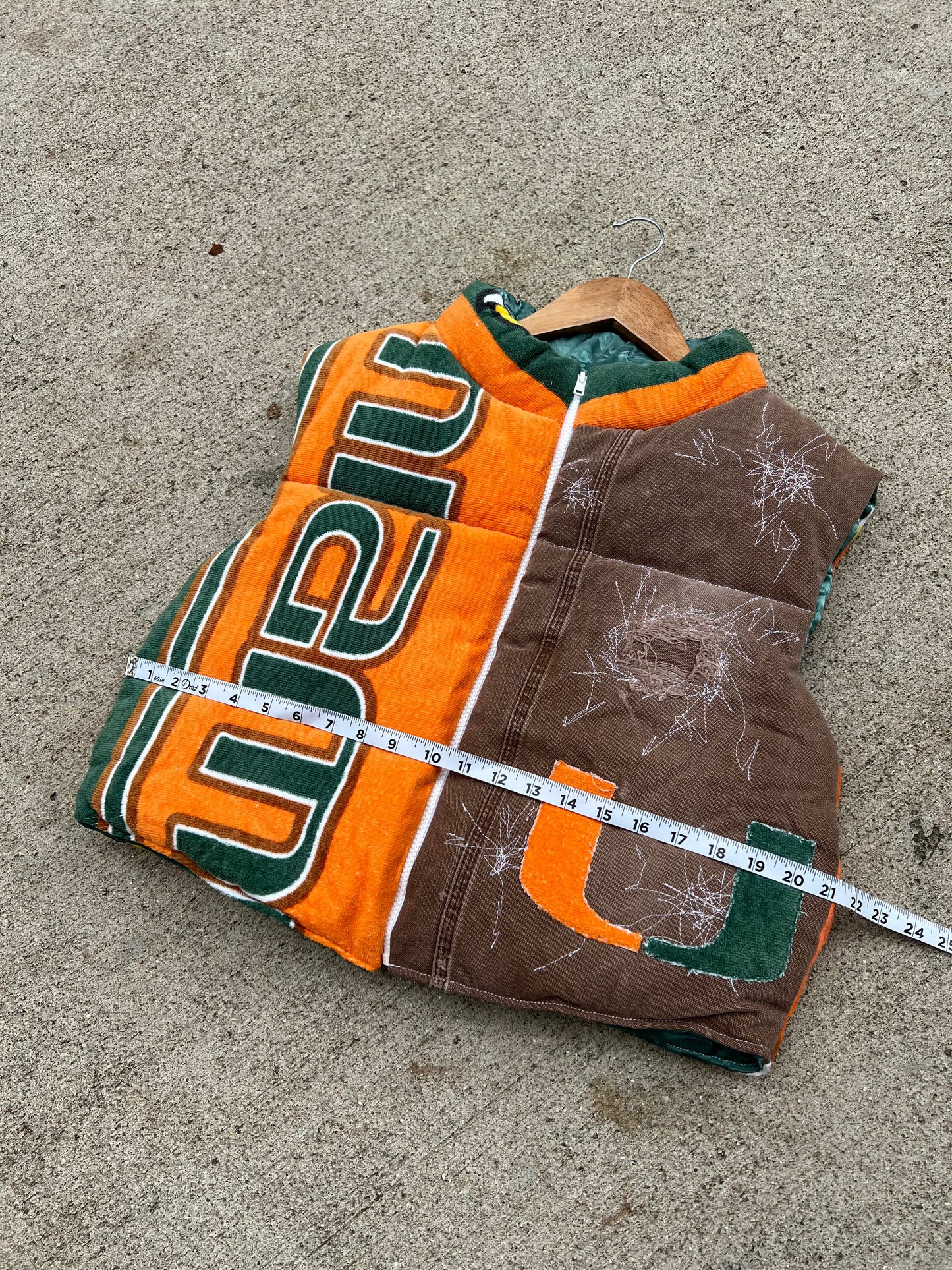 University of Miami Cropped Vest - XL