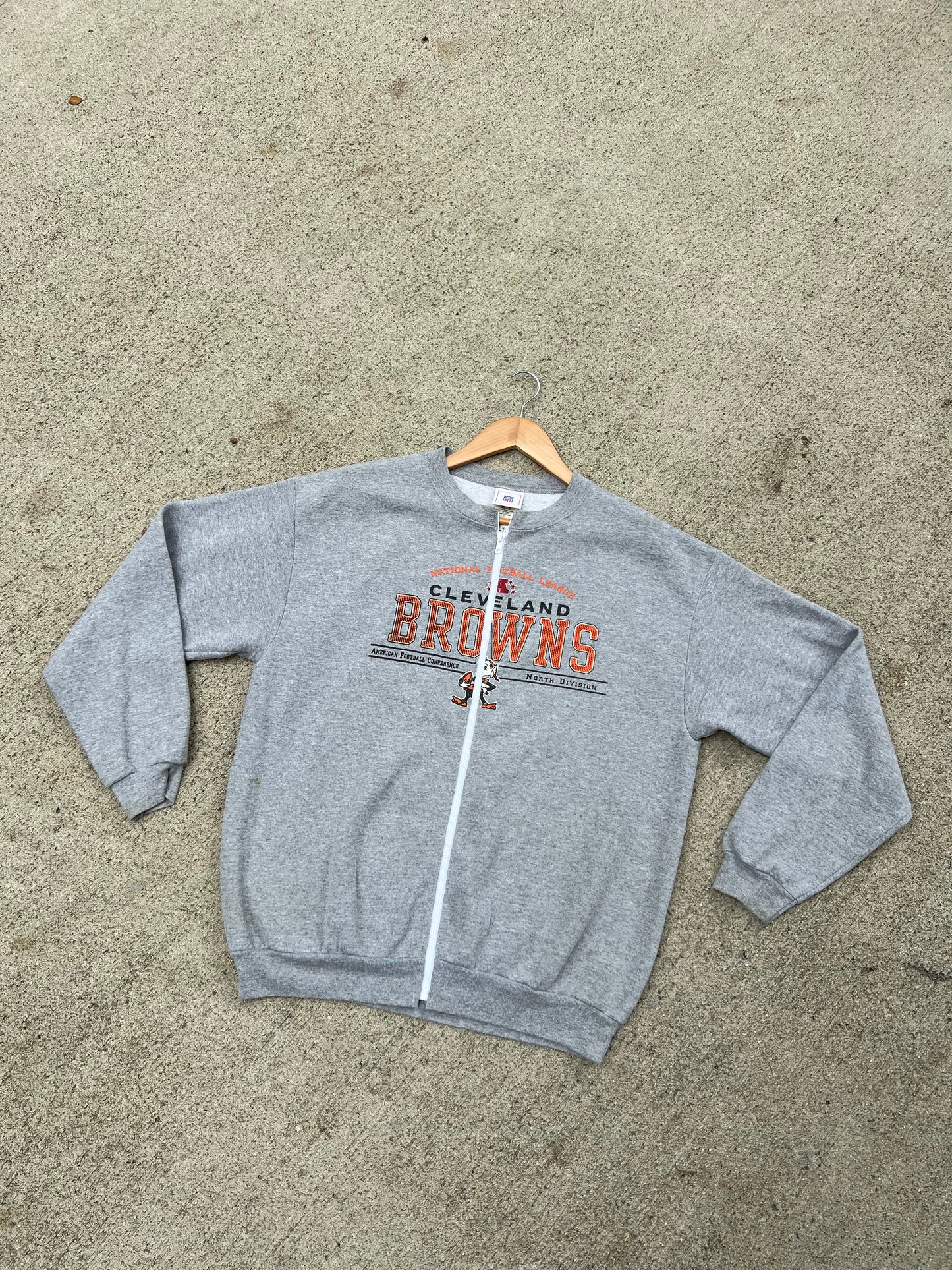 Browns Zip Up Crew - L