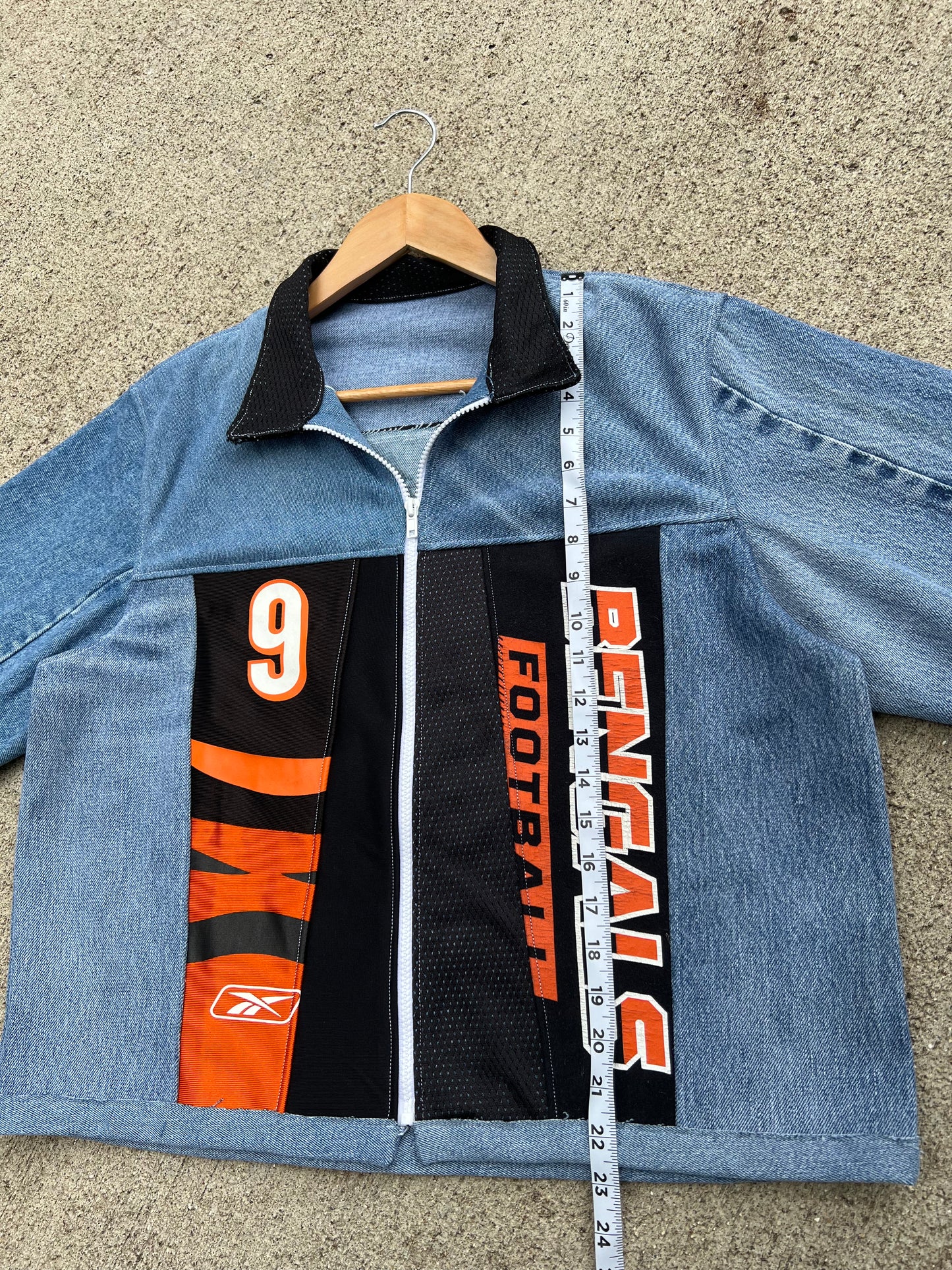 Bengals Blue Denim Jacket - L