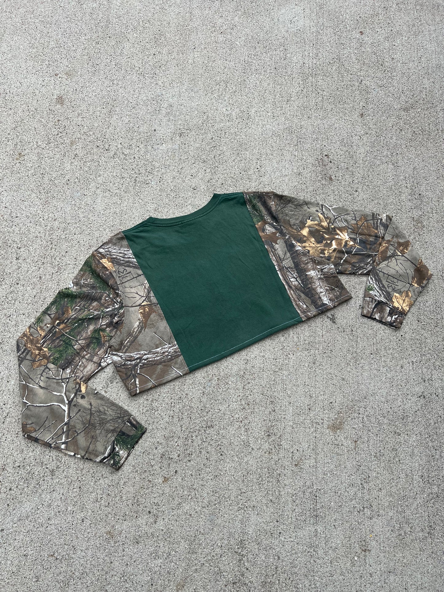 Packers Camo Cropped Tee - XL
