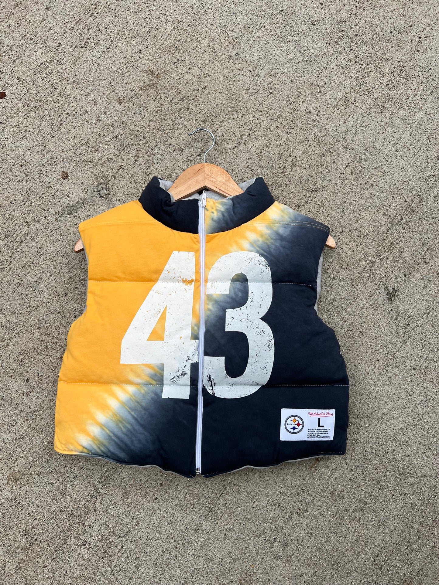 Steelers #43 Polamalu Cropped Vest - S