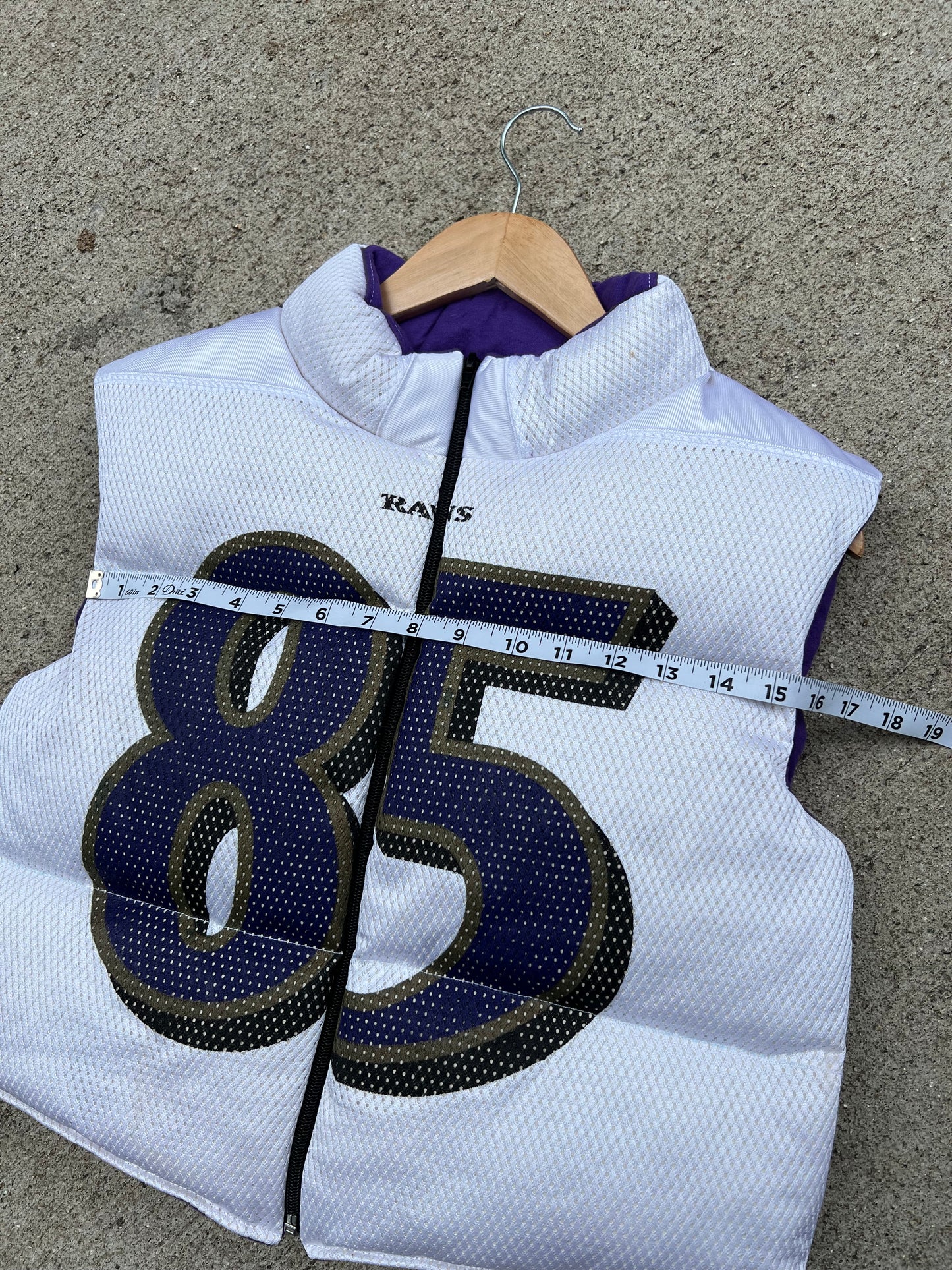 Ravens #85 Cropped Vest - M
