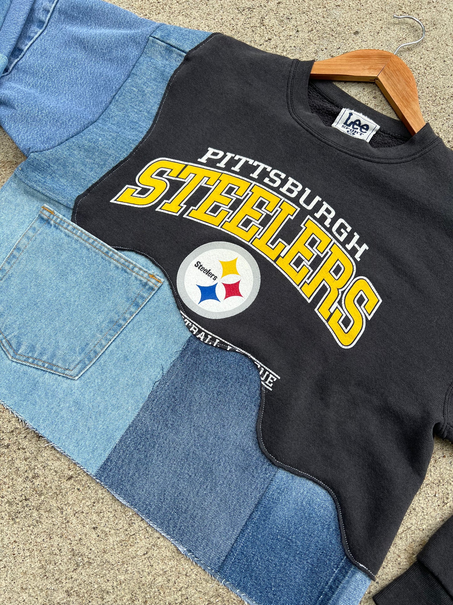 Steelers Demin Crew - XL