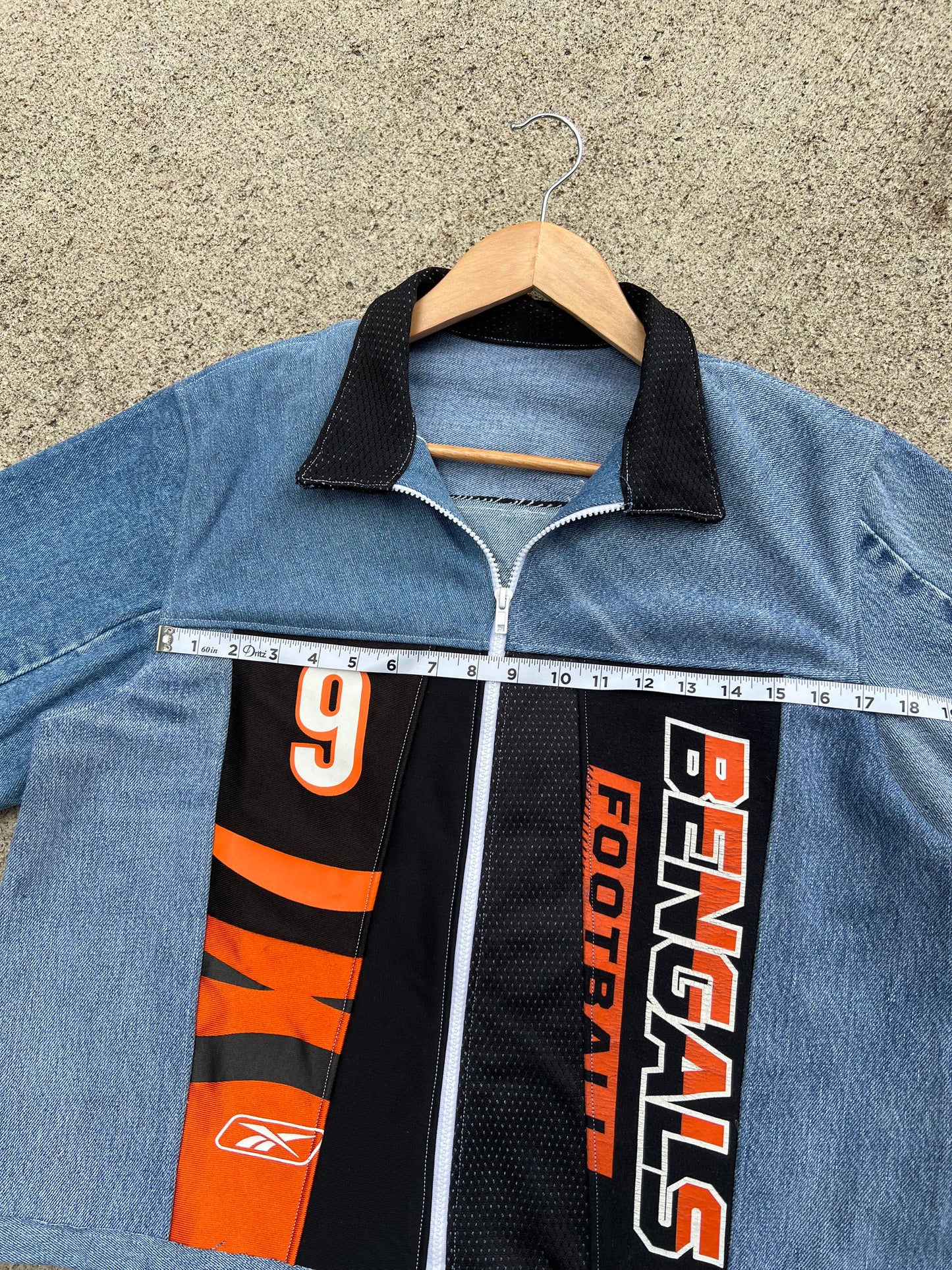 Bengals Blue Denim Jacket - L