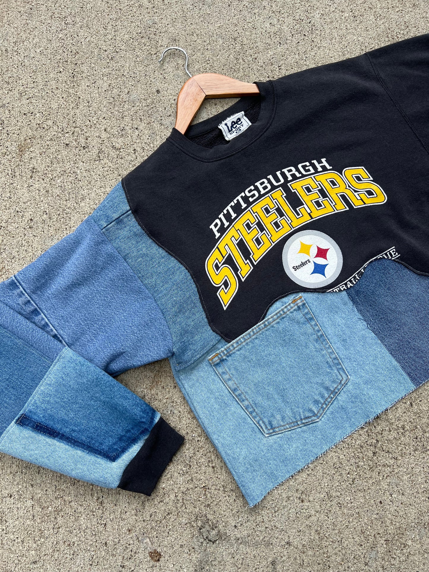 Steelers Demin Crew - XL