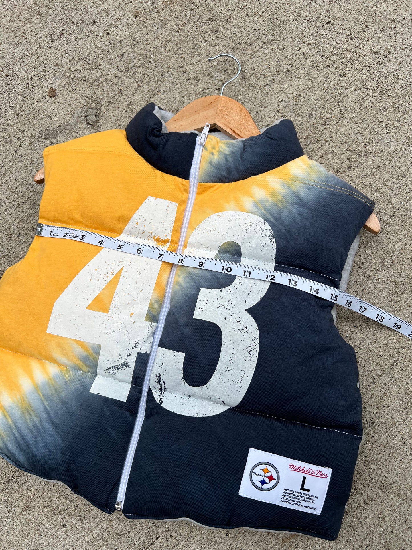 Steelers #43 Polamalu Cropped Vest - S