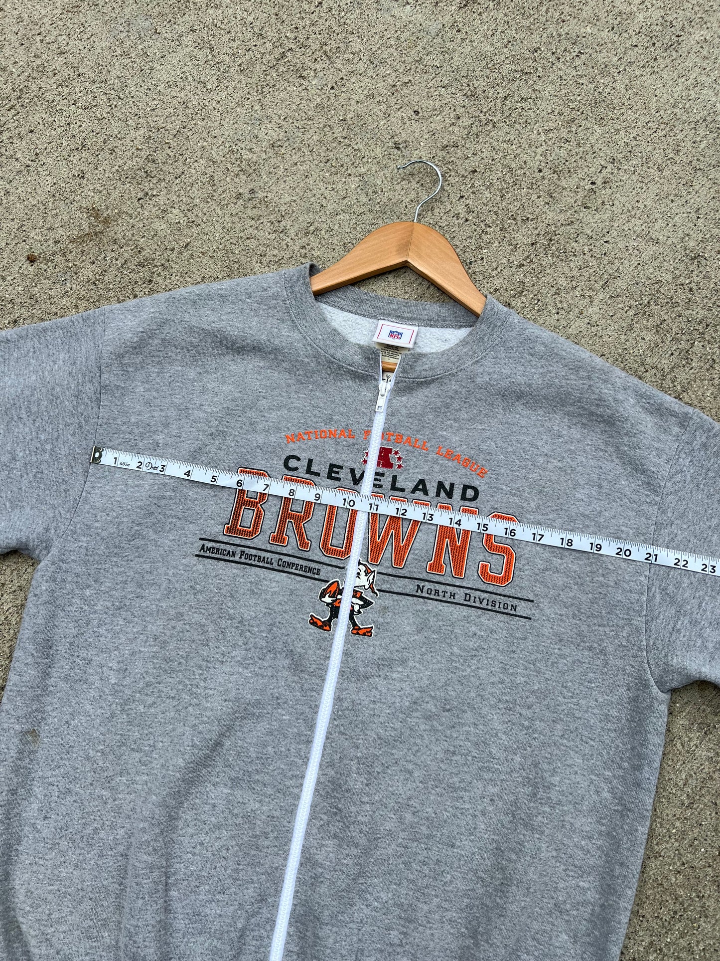 Browns Zip Up Crew - L
