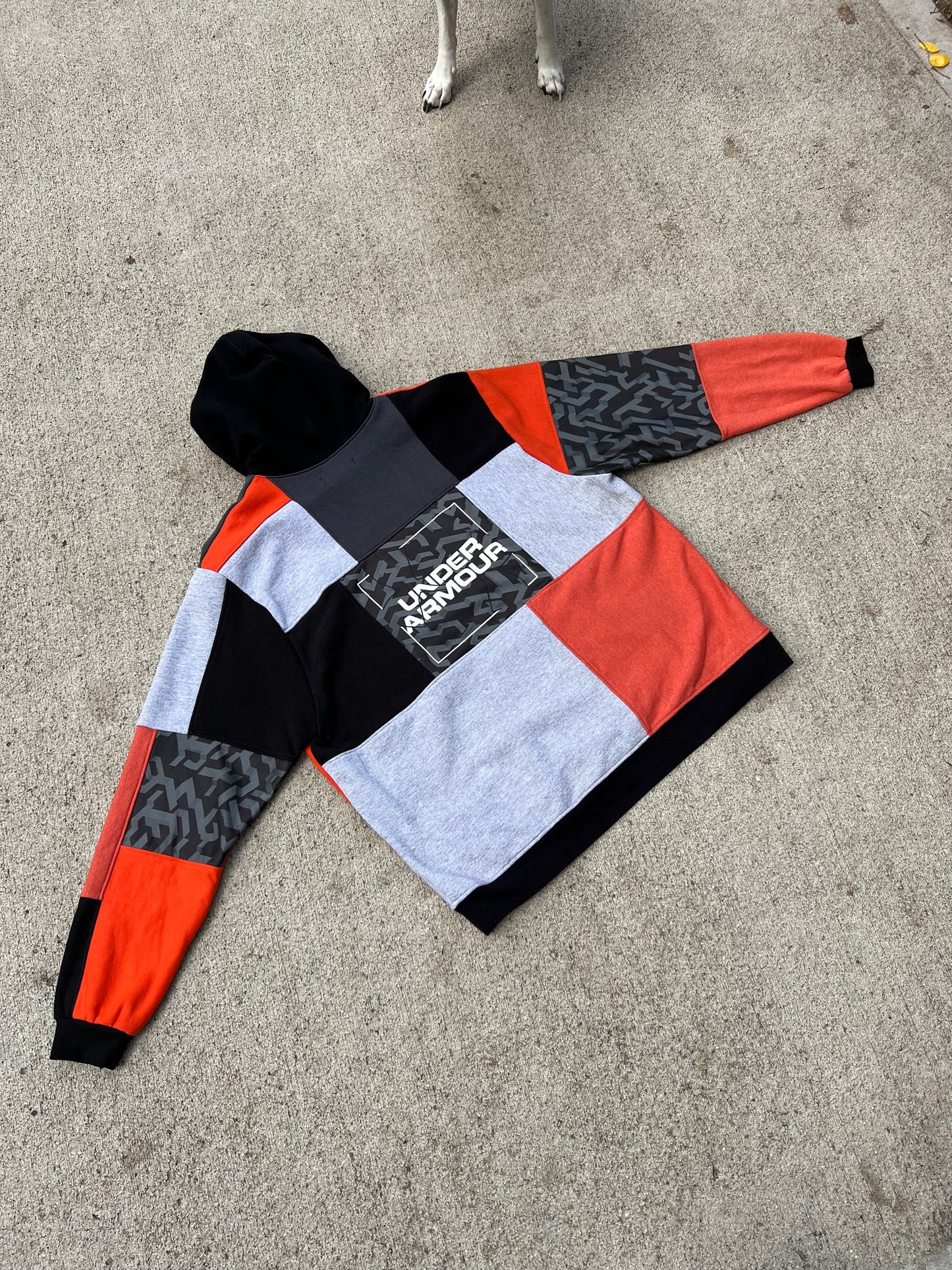 Bengals Under Armour Patchwork Hoodie - L