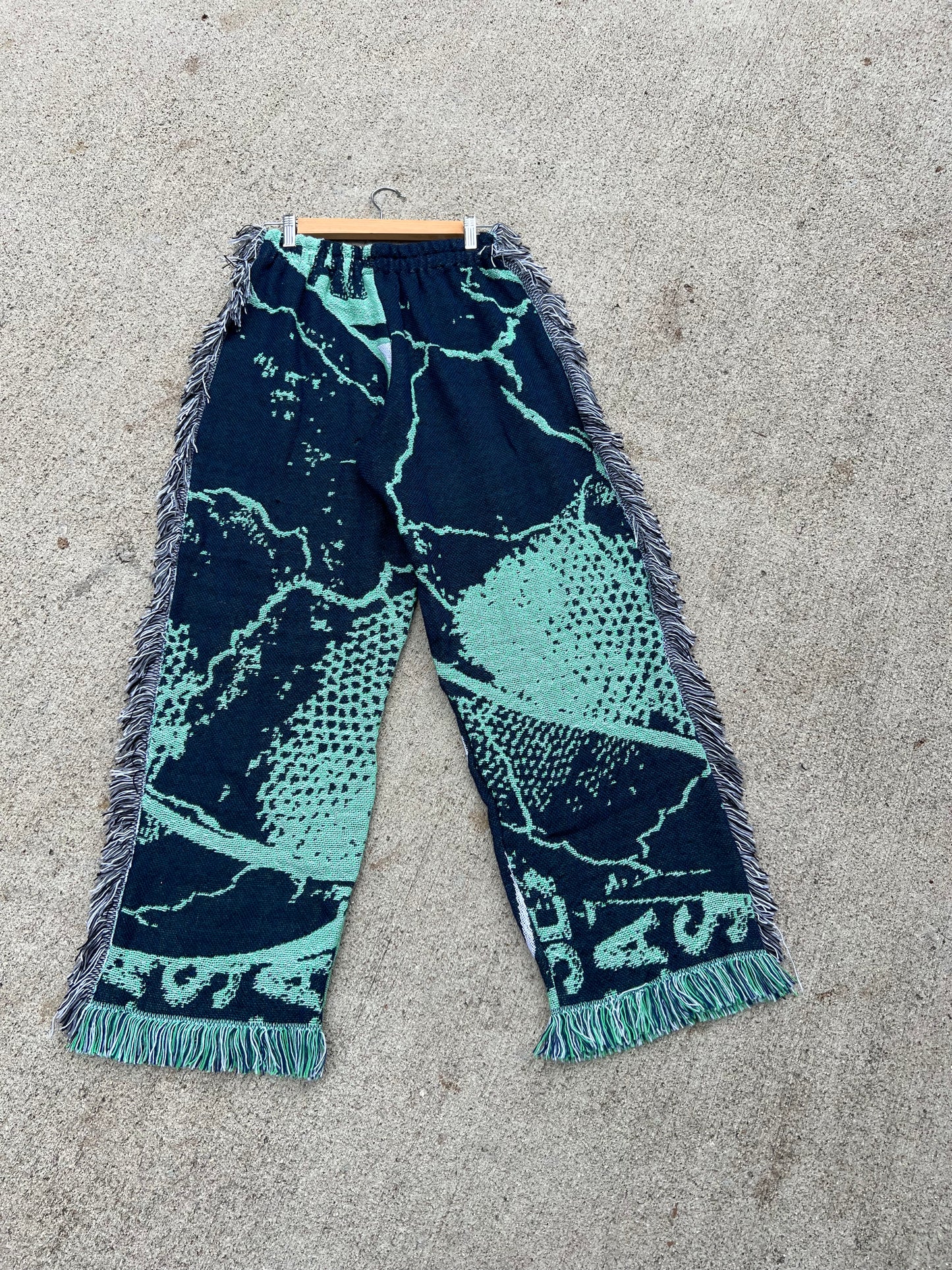 Seahawks Fringe Pants - S/M