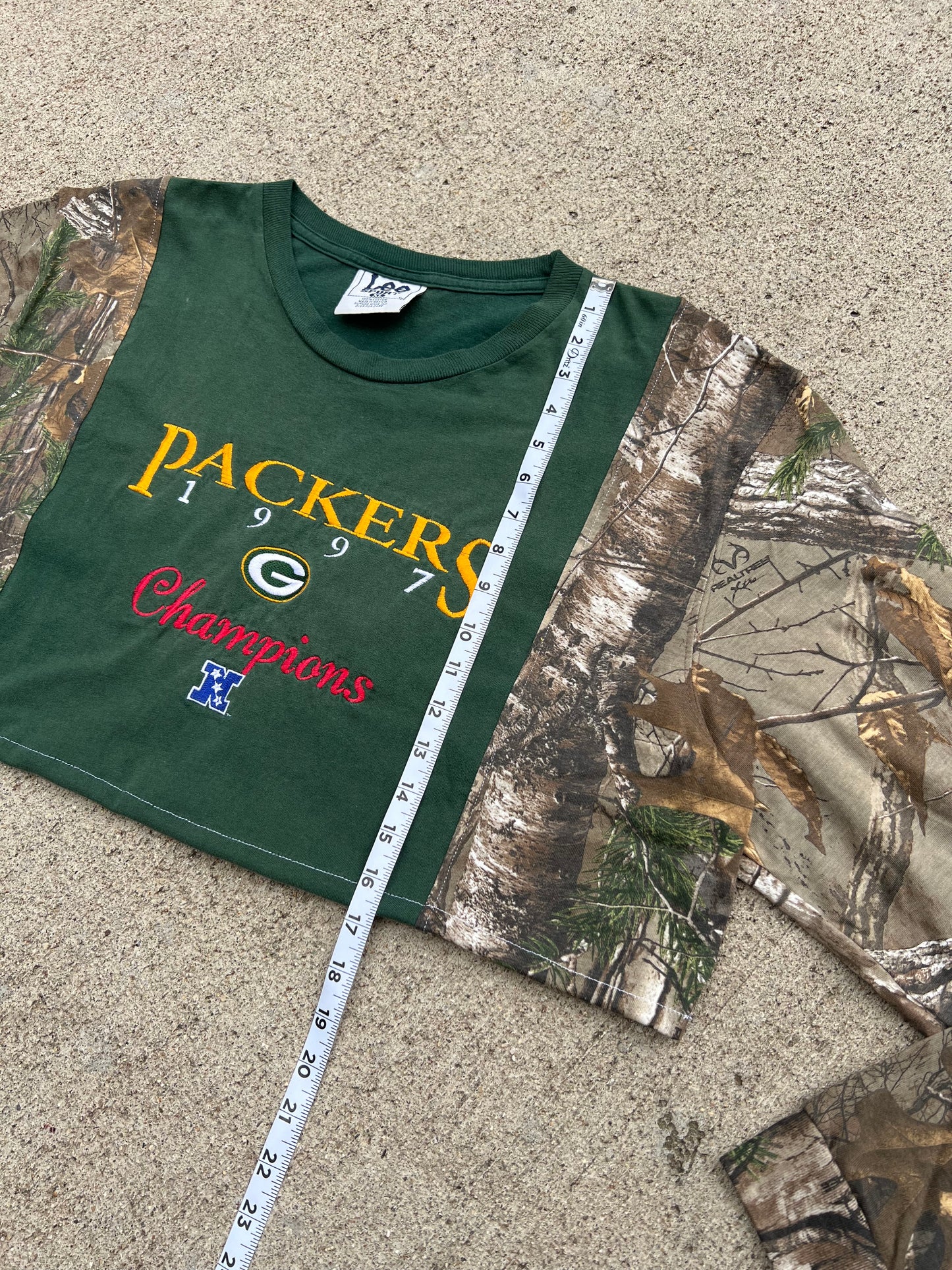 Packers Camo Cropped Tee - XL