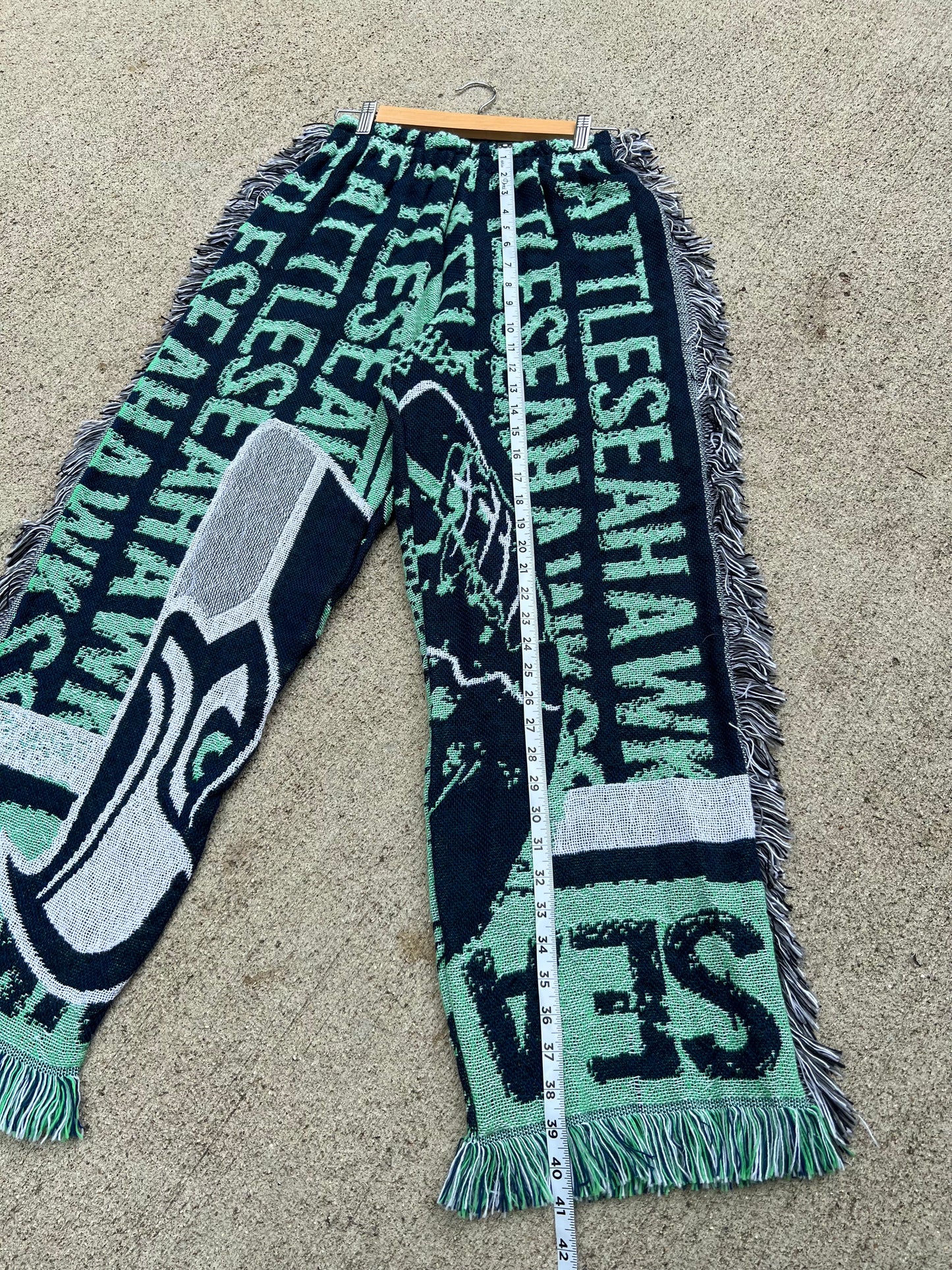 Seahawks Fringe Pants - S/M