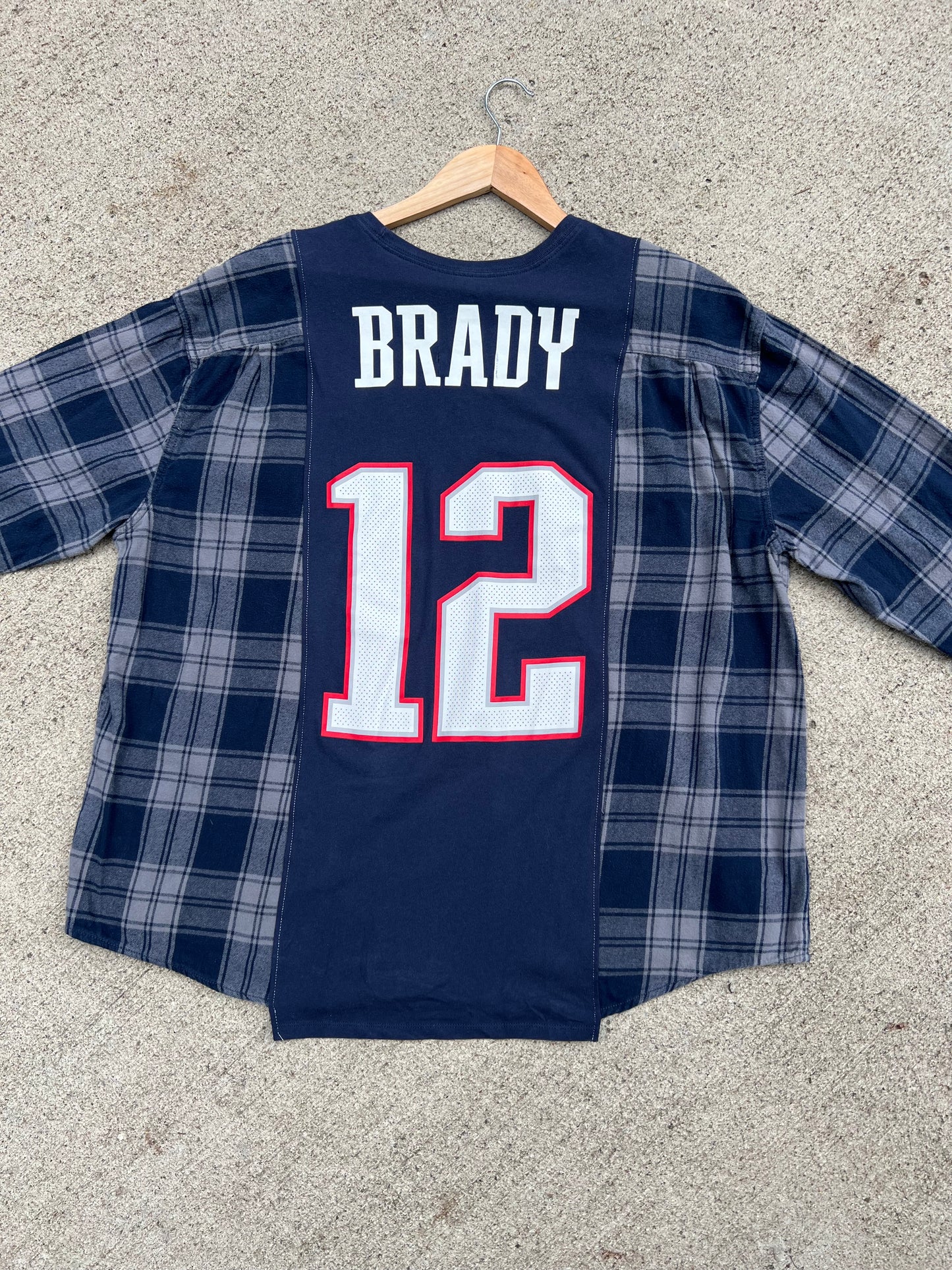 Patriots #12 Flannel Tee - One Size
