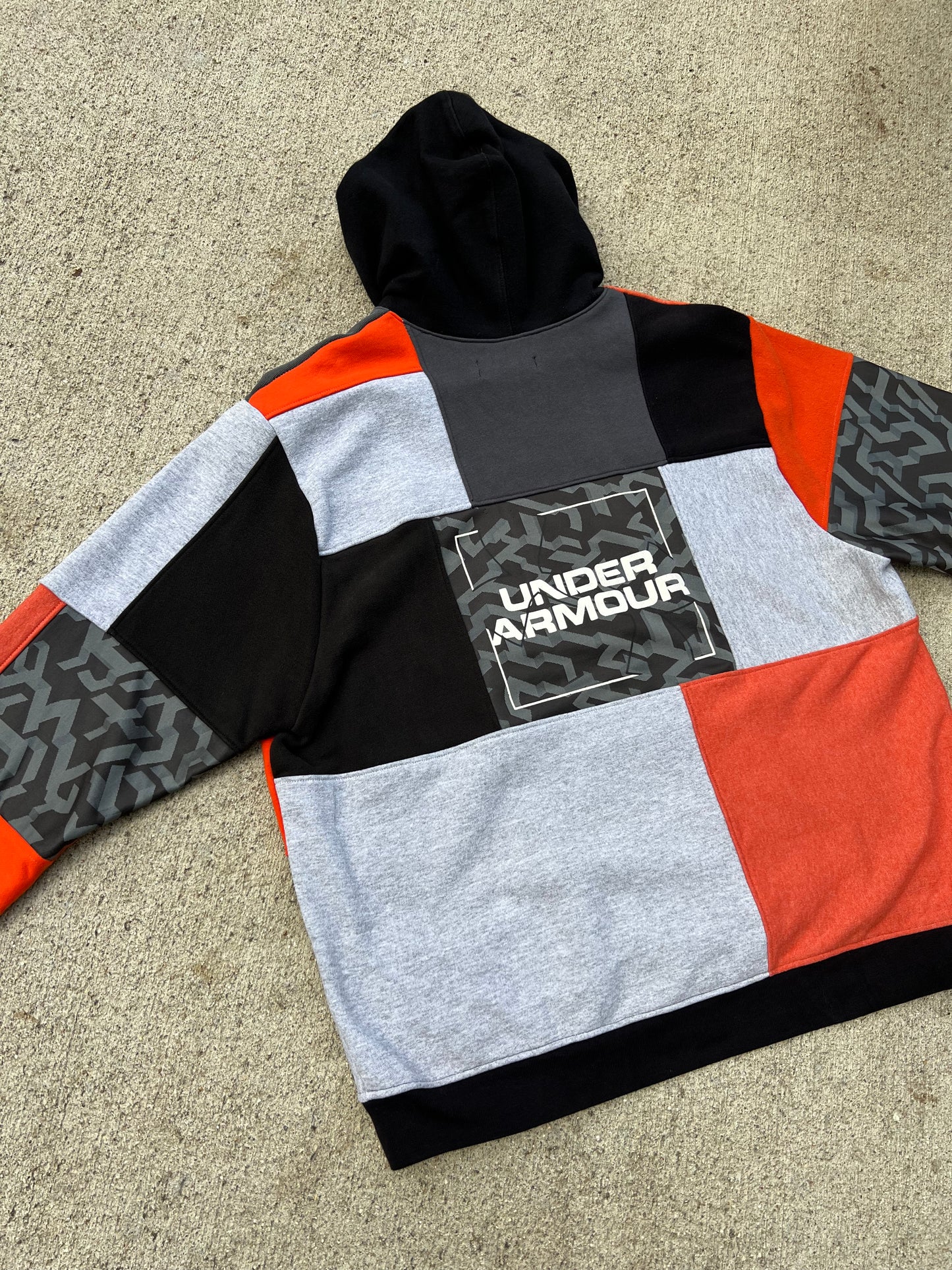 Bengals Under Armour Patchwork Hoodie - L