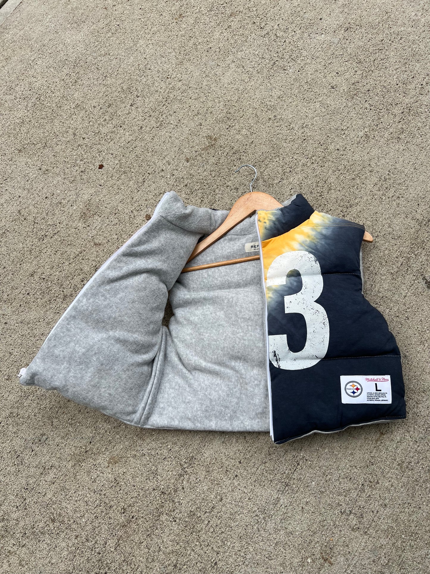 Steelers #43 Polamalu Cropped Vest - S