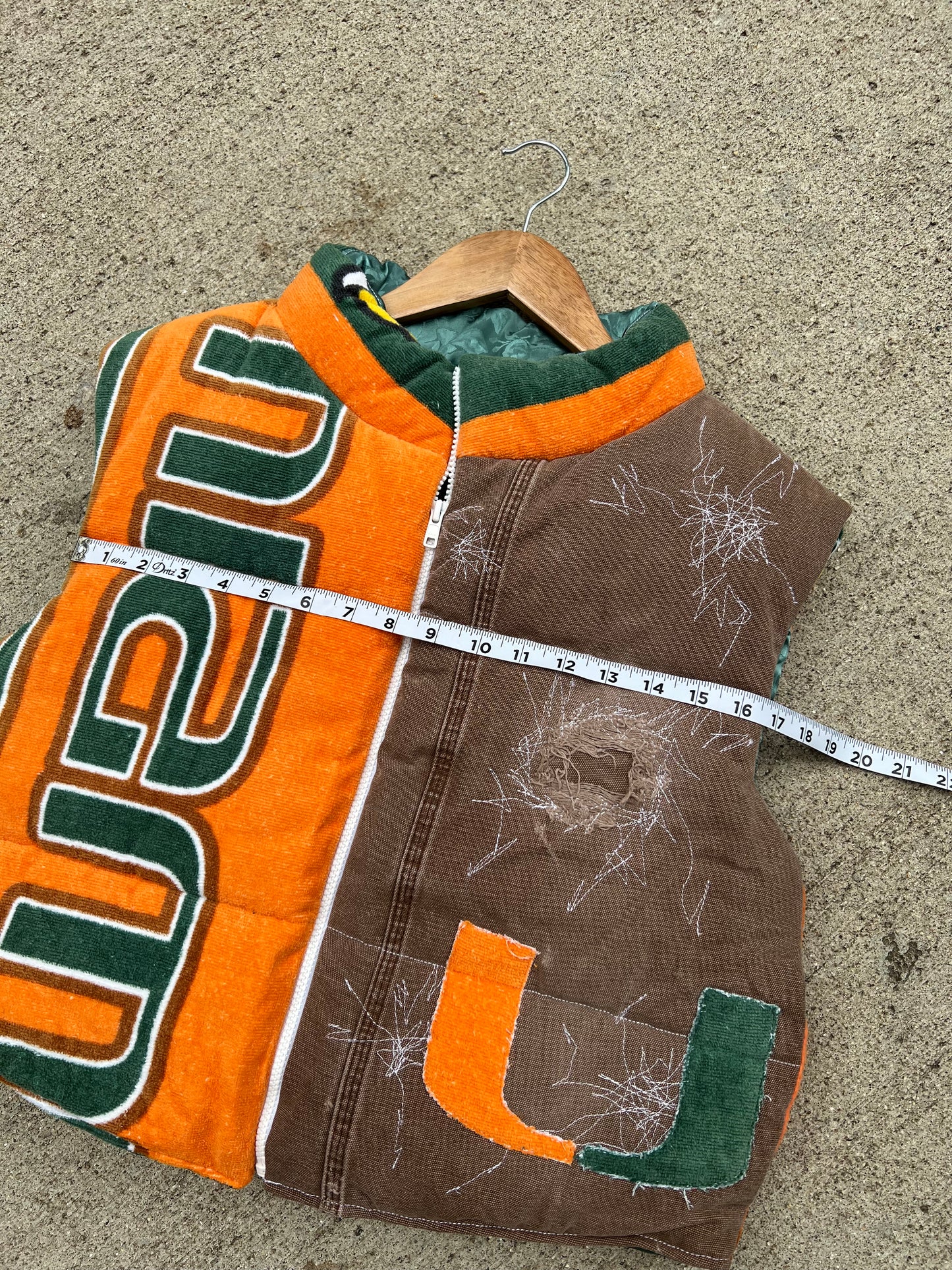 University of Miami Cropped Vest - XL