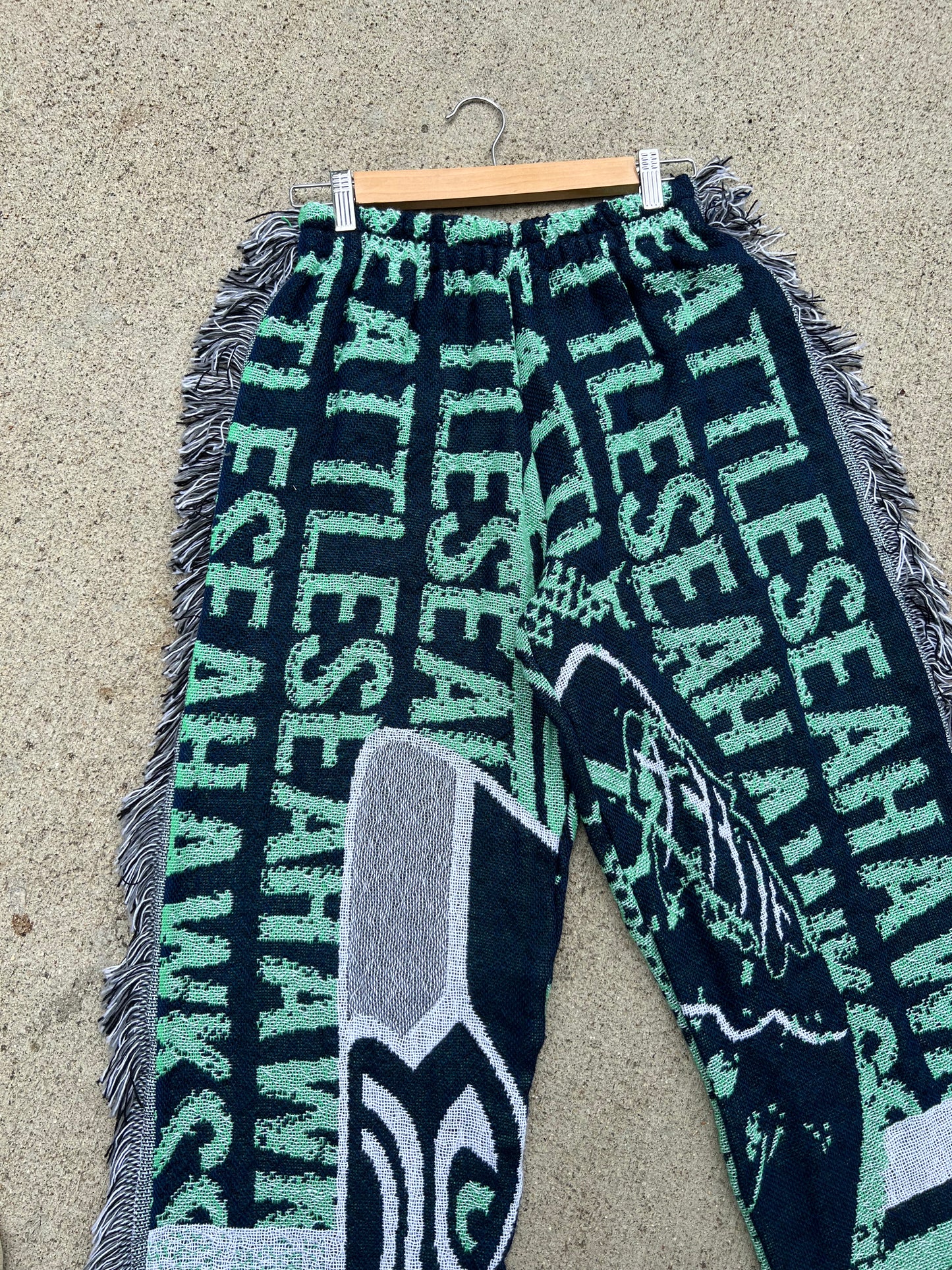 Seahawks Fringe Pants - S/M