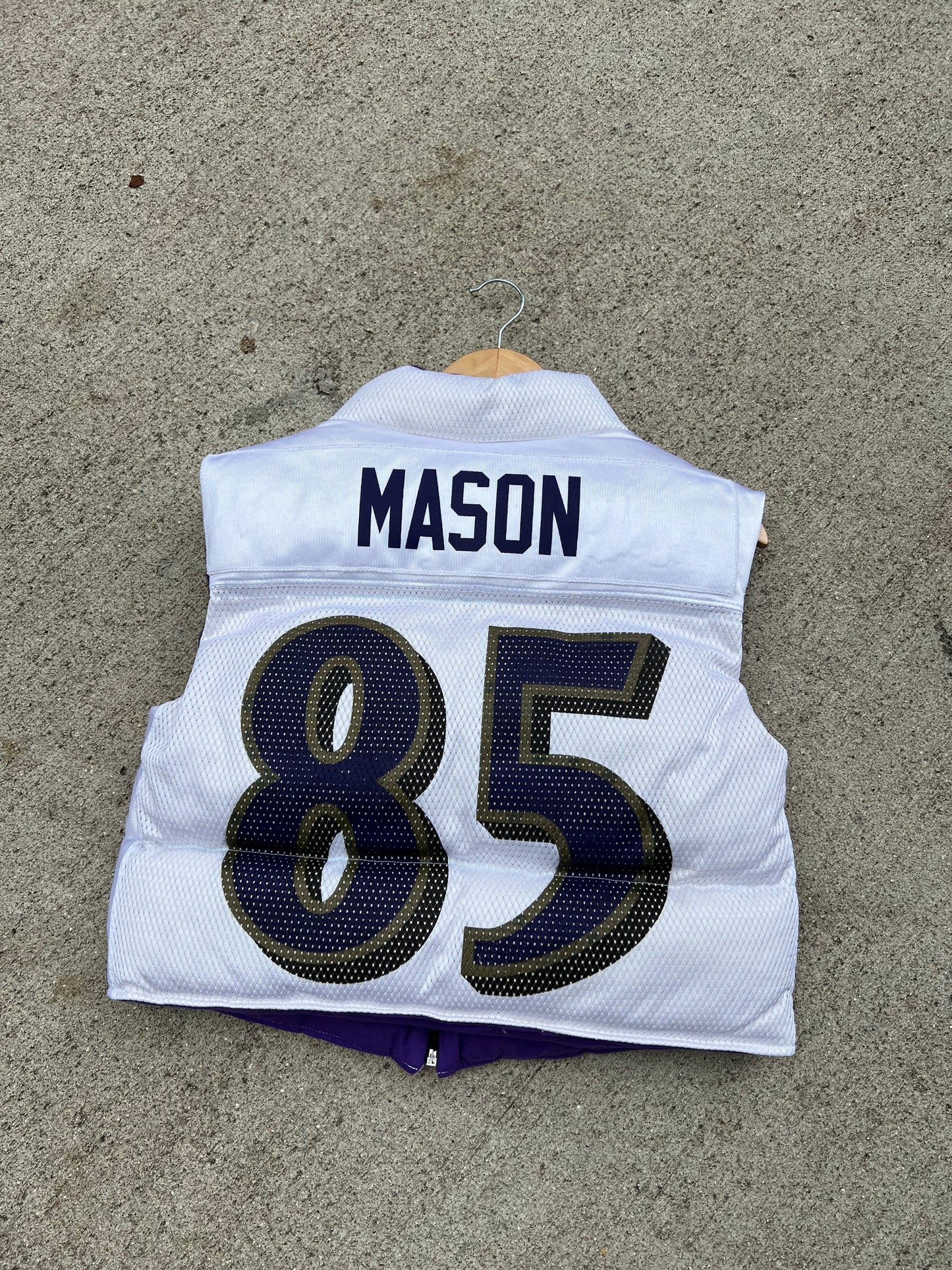 Ravens #85 Cropped Vest - M