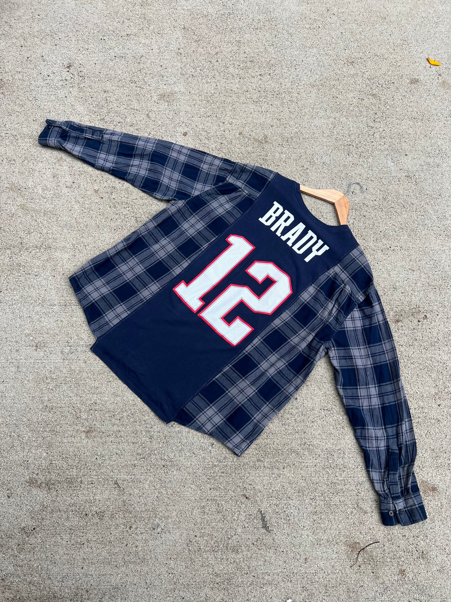 Patriots #12 Flannel Tee - One Size