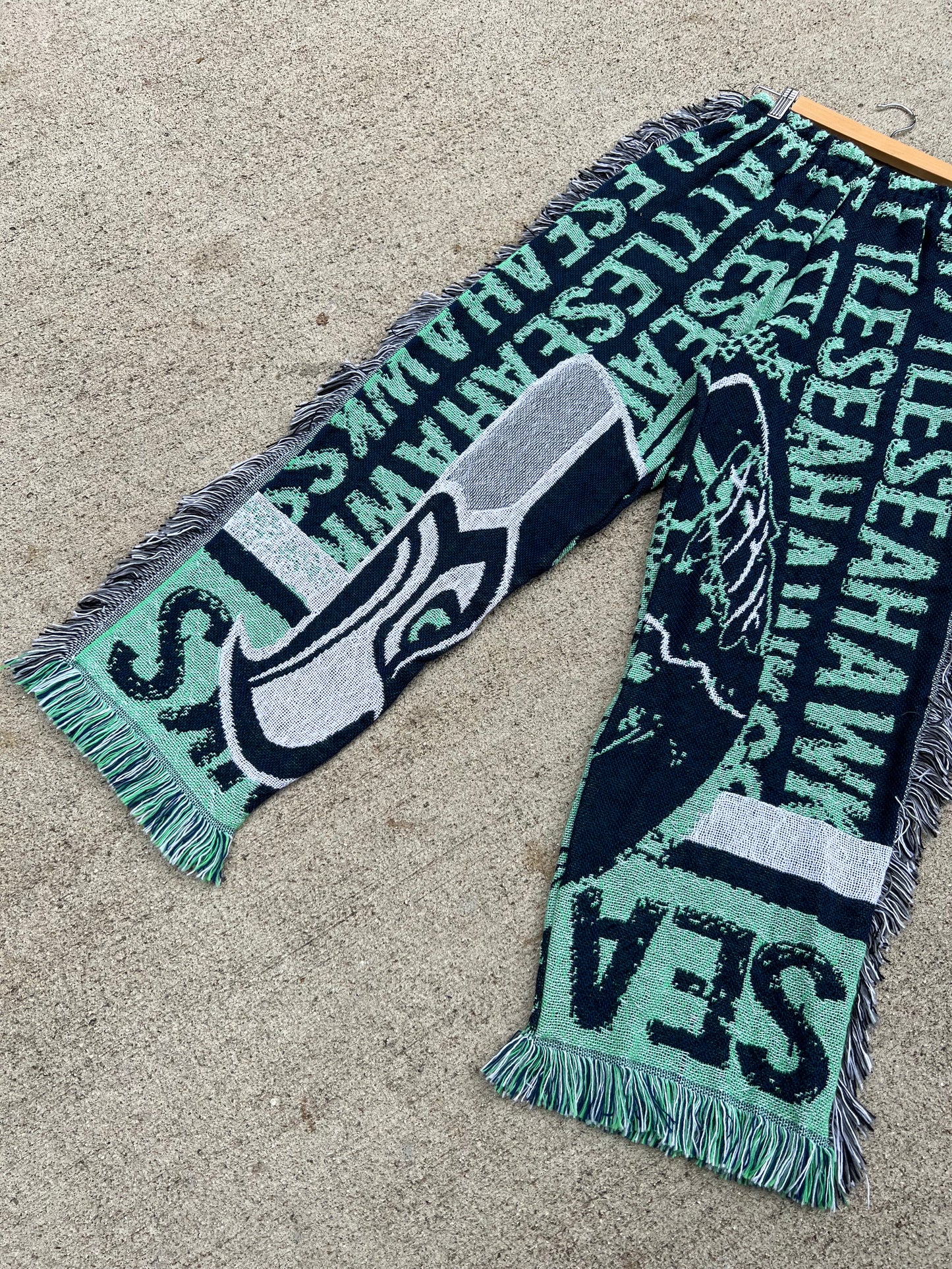 Seahawks Fringe Pants - S/M