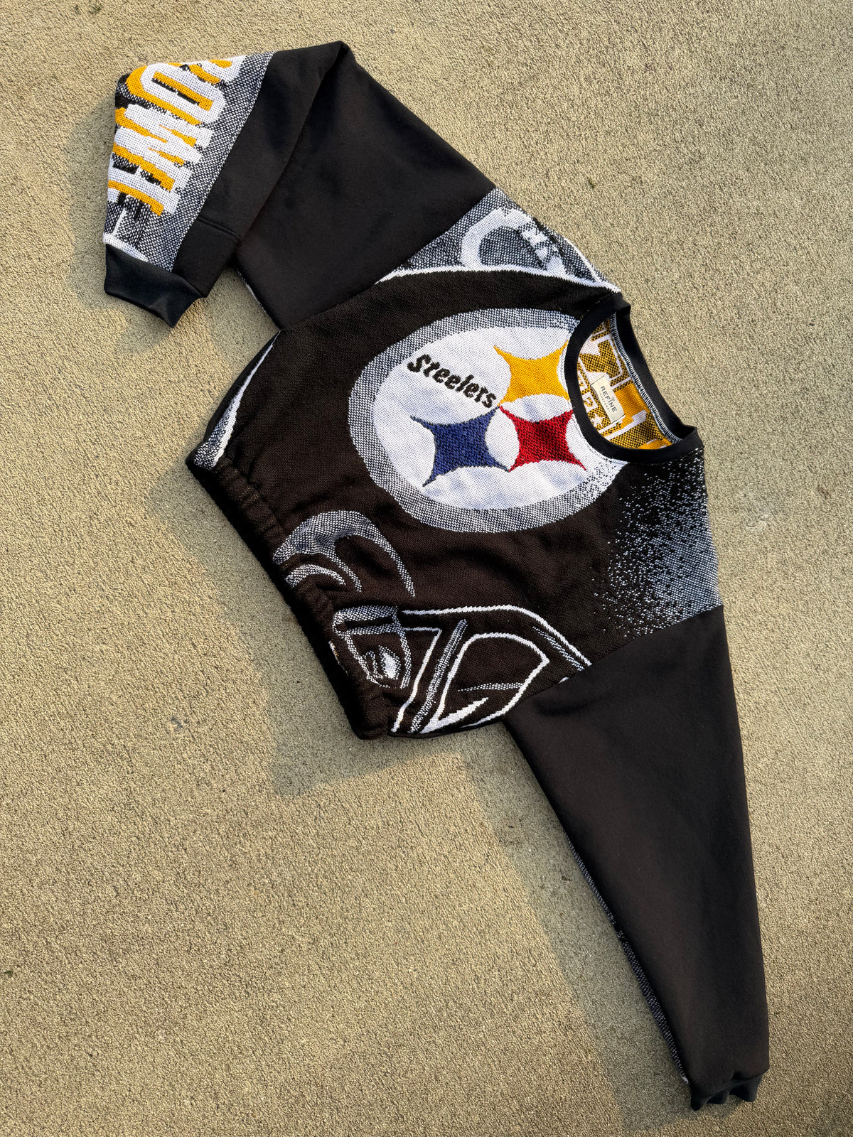 Pittsburg Steelers Cropped Crewneck - L