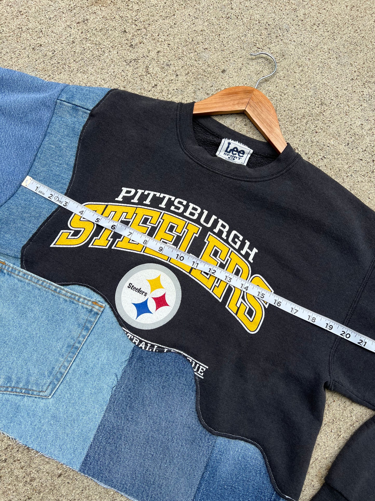 Steelers Demin Crew - XL