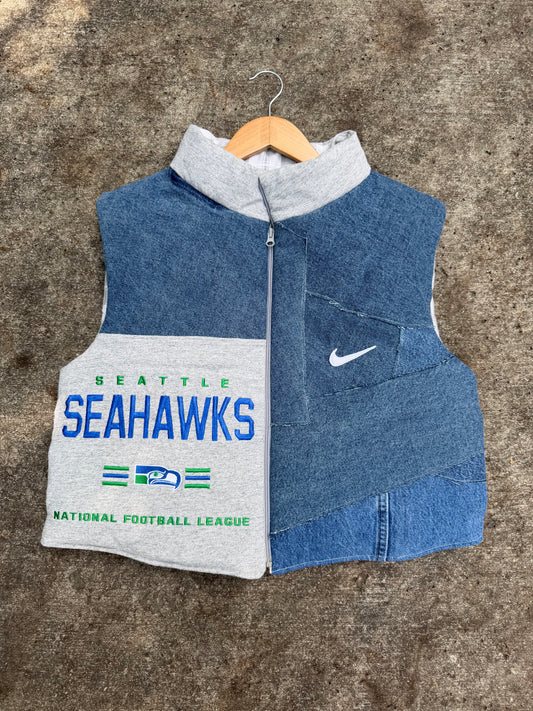 Seattle Seahawks Puffer Vest - XL