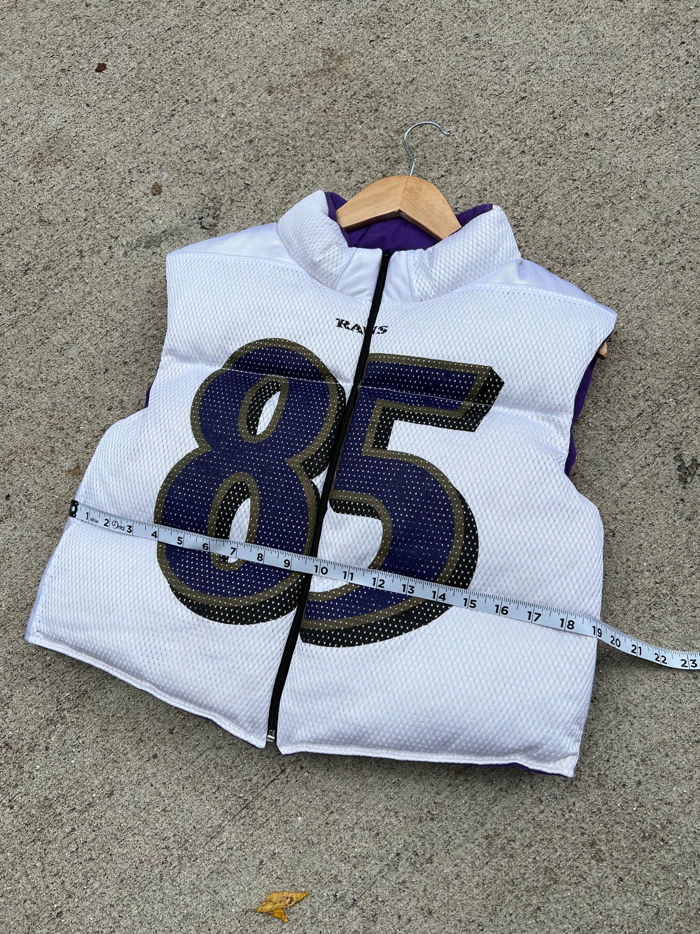 Ravens #85 Cropped Vest - M