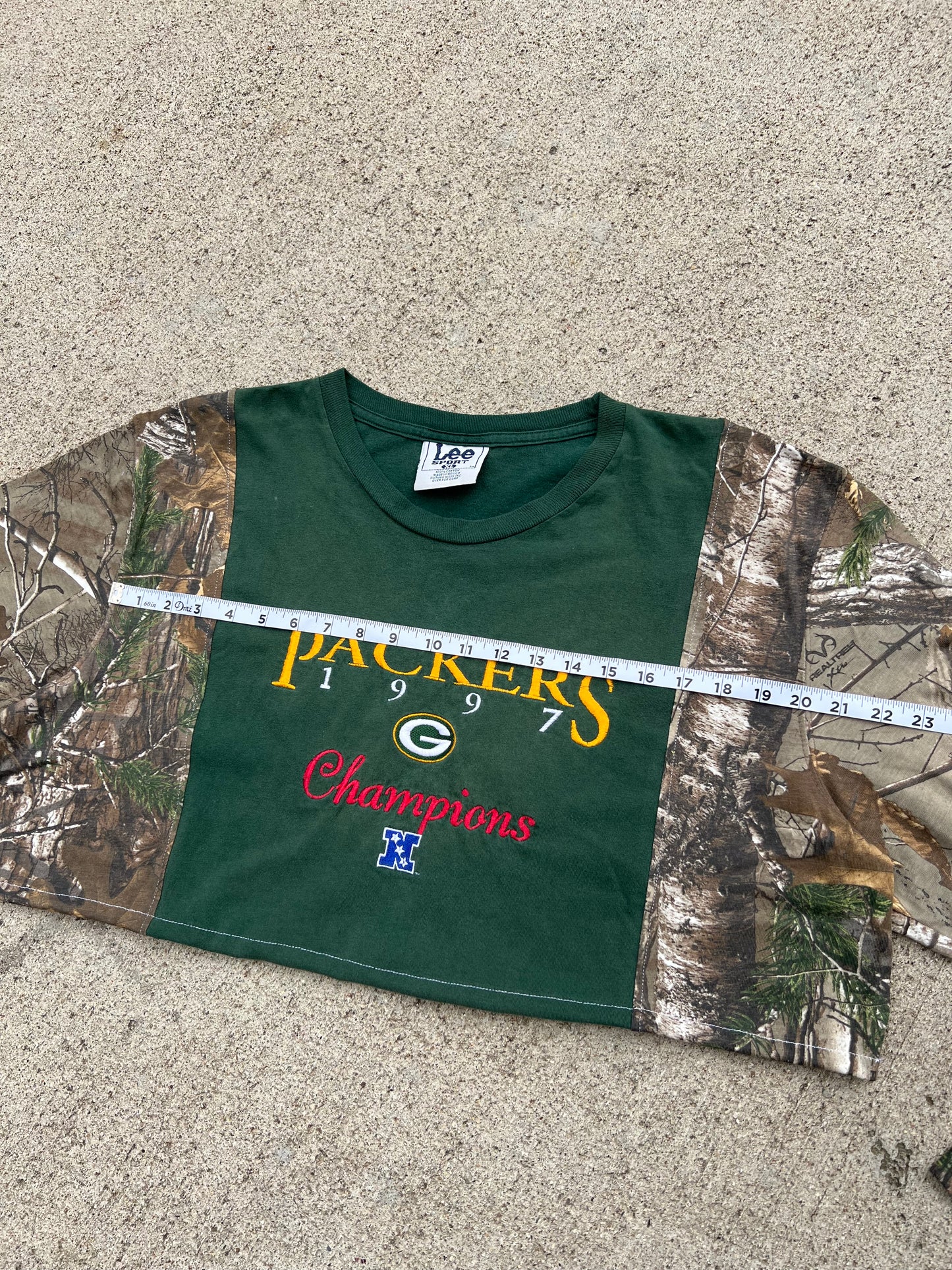 Packers Camo Cropped Tee - XL