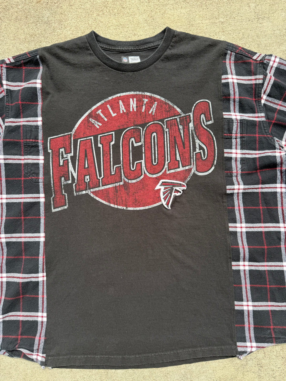 Atlanta Falcons Flannel Tee - OS
