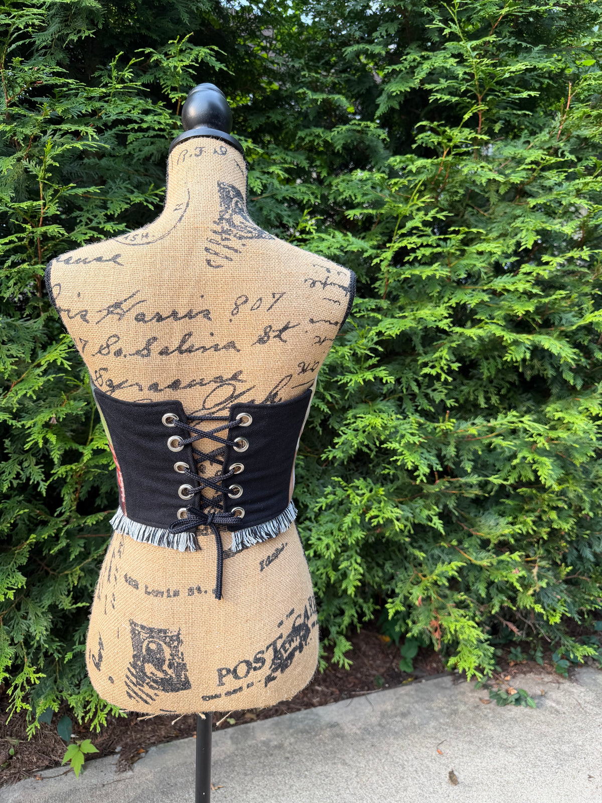 Cincinnati Bengals Fringe Corset - S