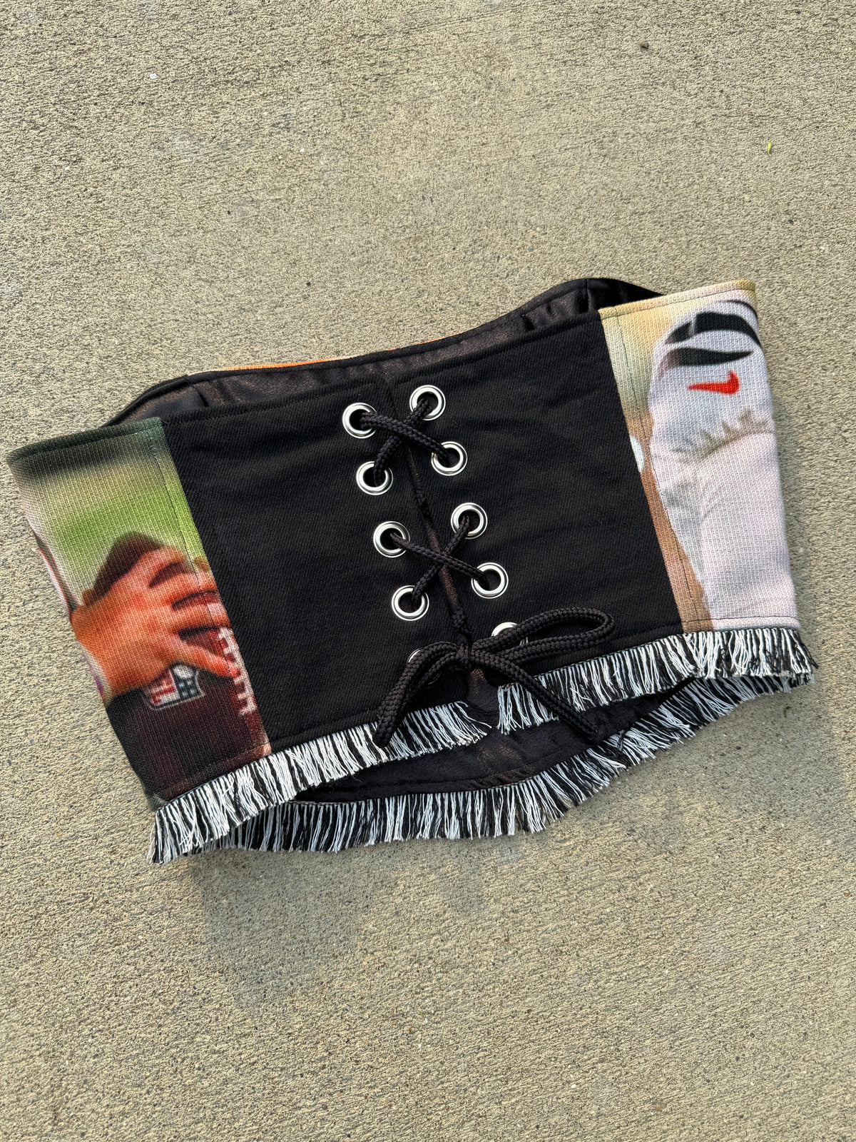 Cincinnati Bengals Fringe Corset - S