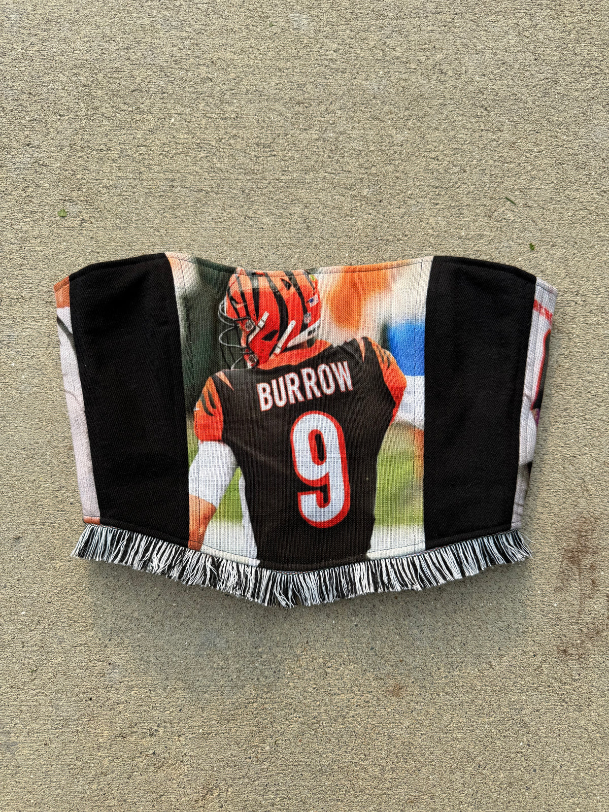 Cincinnati Bengals Fringe Corset - S