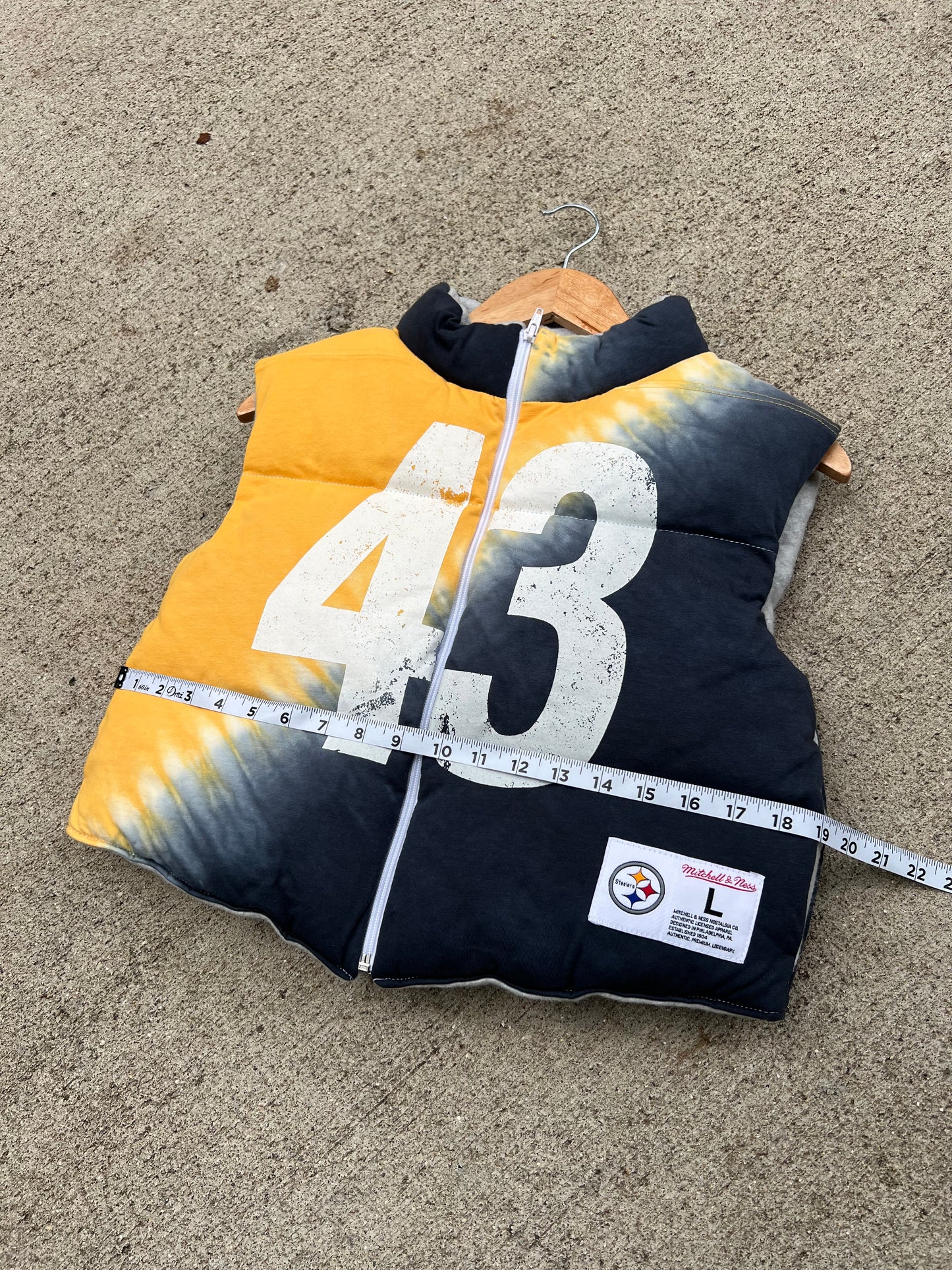 Steelers #43 Polamalu Cropped Vest - S