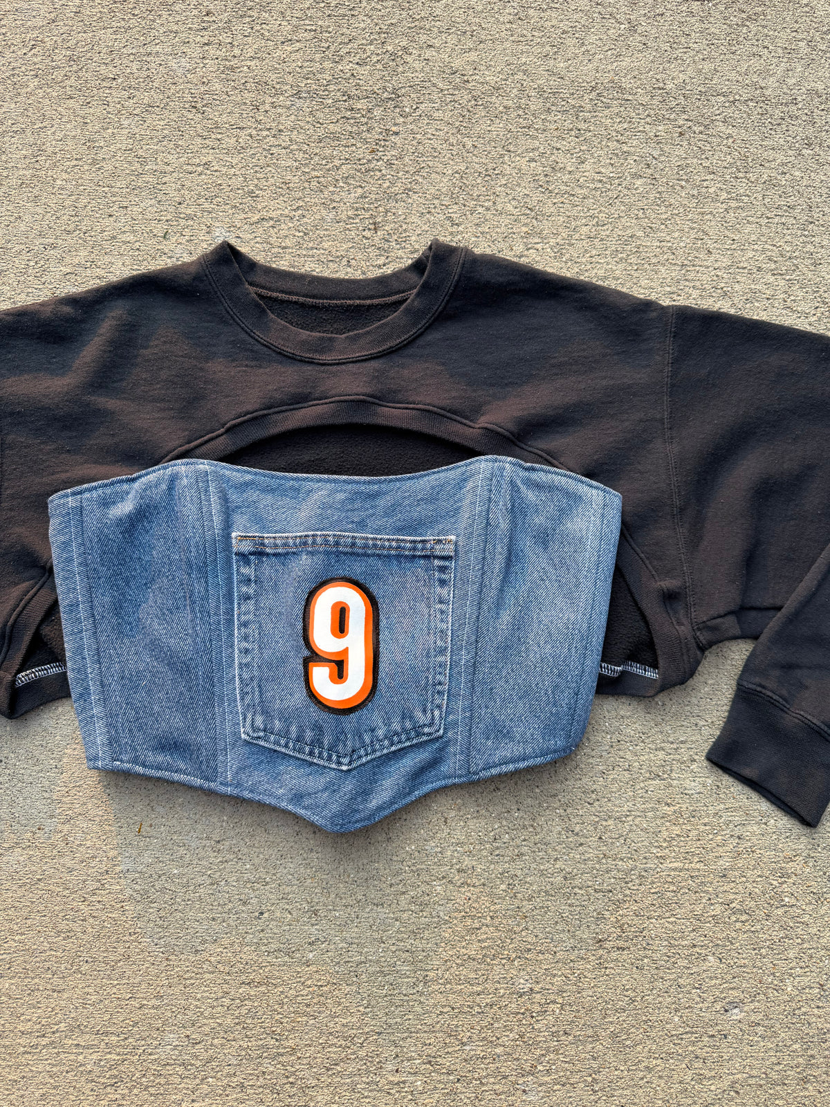 Cincinnati Bengals #9 Corset Duo - M