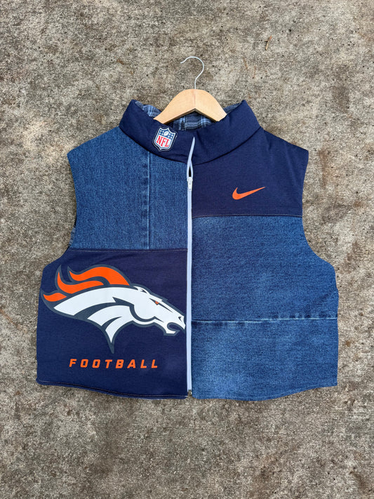 Denver Broncos Puffer Vest - XL