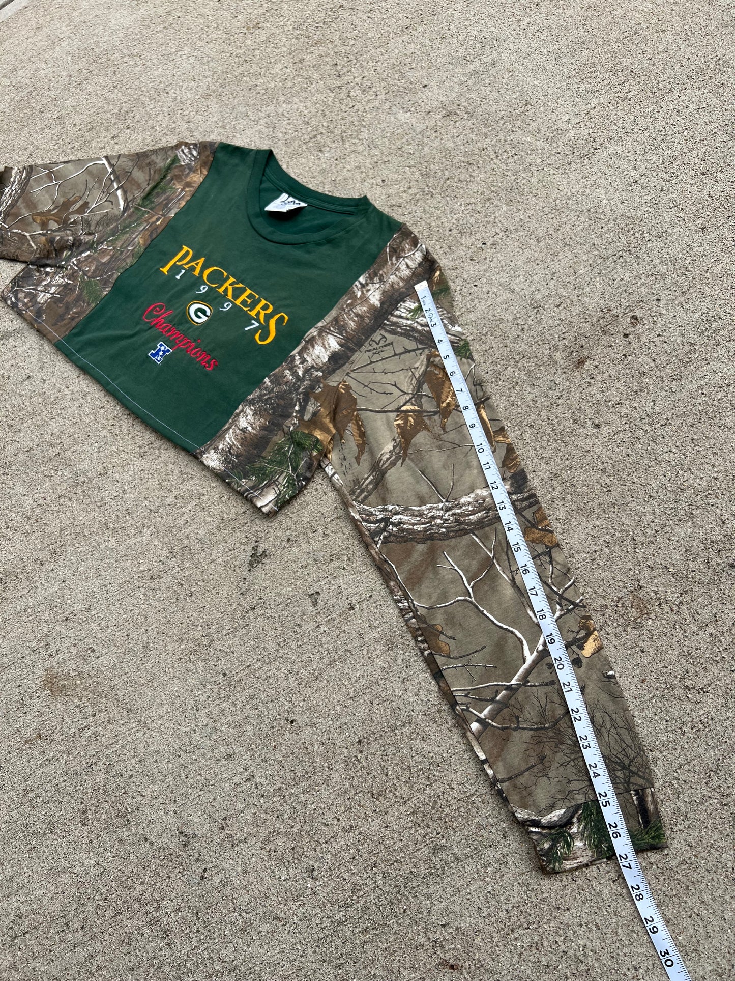 Packers Camo Cropped Tee - XL