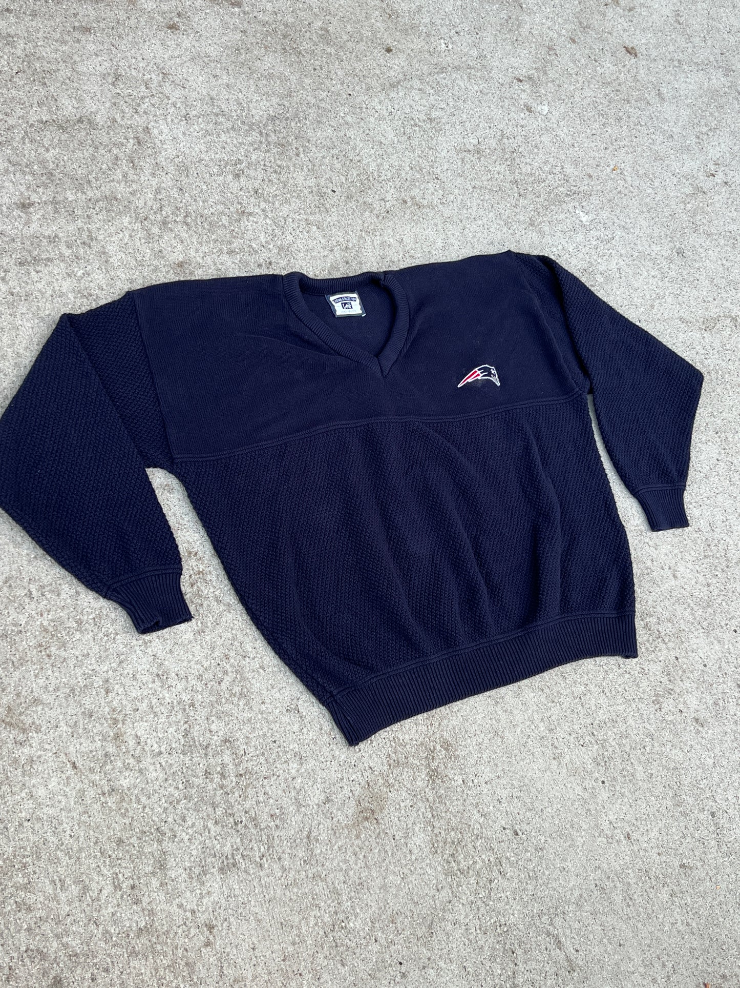 Patriots Patch Knitted Sweater