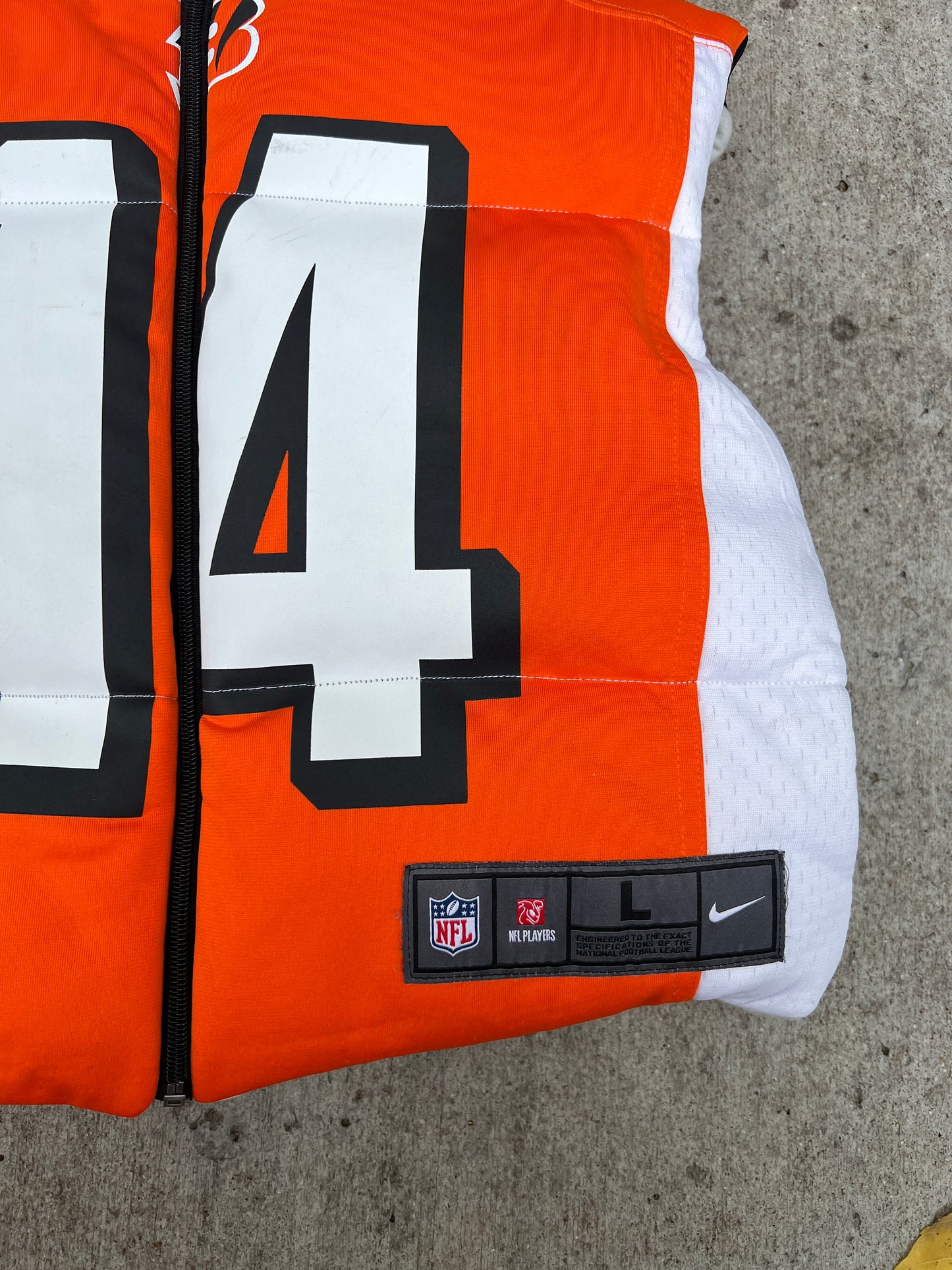 Andy Dalton Vintage Bengals Puffer Vest